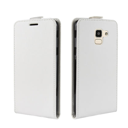 Flip Case für Samsung Galaxy J6 (2018) Crazy Horse Card Slot Handy Tasche