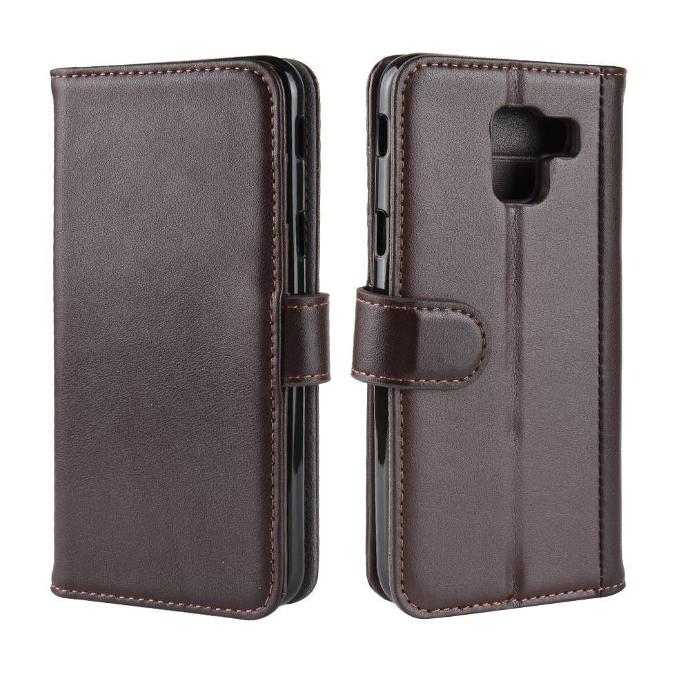 Wallet Case für Samsung Galaxy J6 (2018) Echt Leder Innenfach