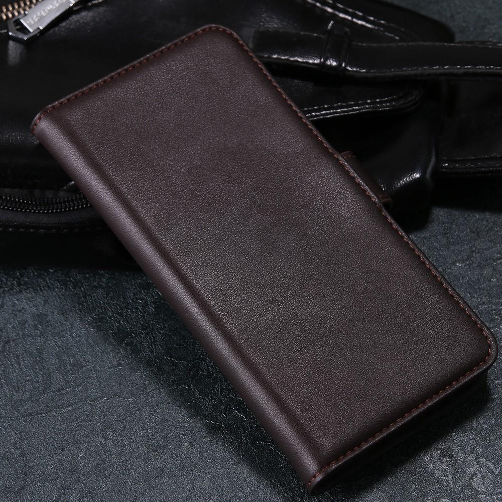 Wallet Case für Samsung Galaxy J6 (2018) Echt Leder Innenfach