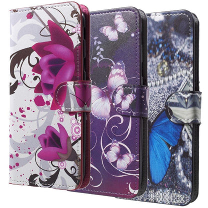 Wallet Case für Samsung Galaxy J6 (2018) Buntes Motiv Muster