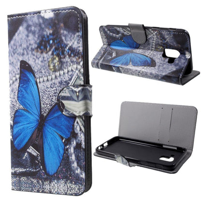 Wallet Case für Samsung Galaxy J6 (2018) Buntes Motiv Muster