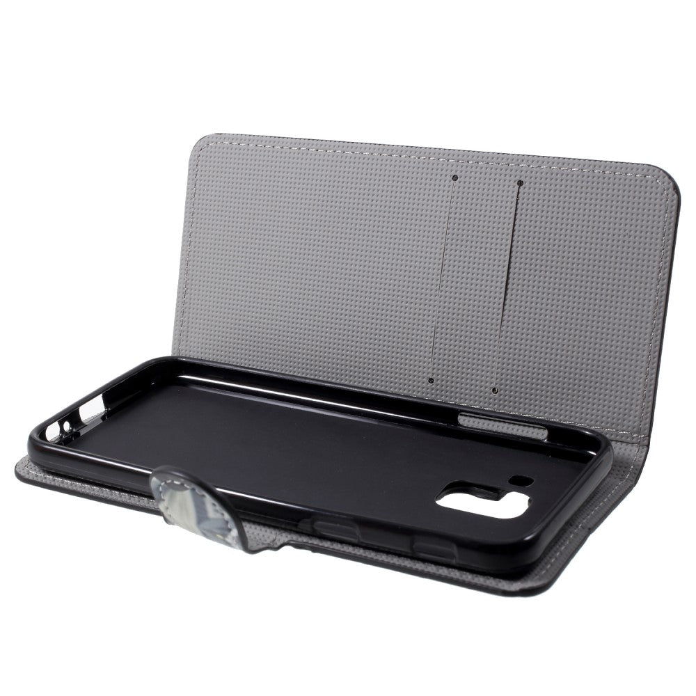 Wallet Case für Samsung Galaxy J6 (2018) Buntes Motiv Muster