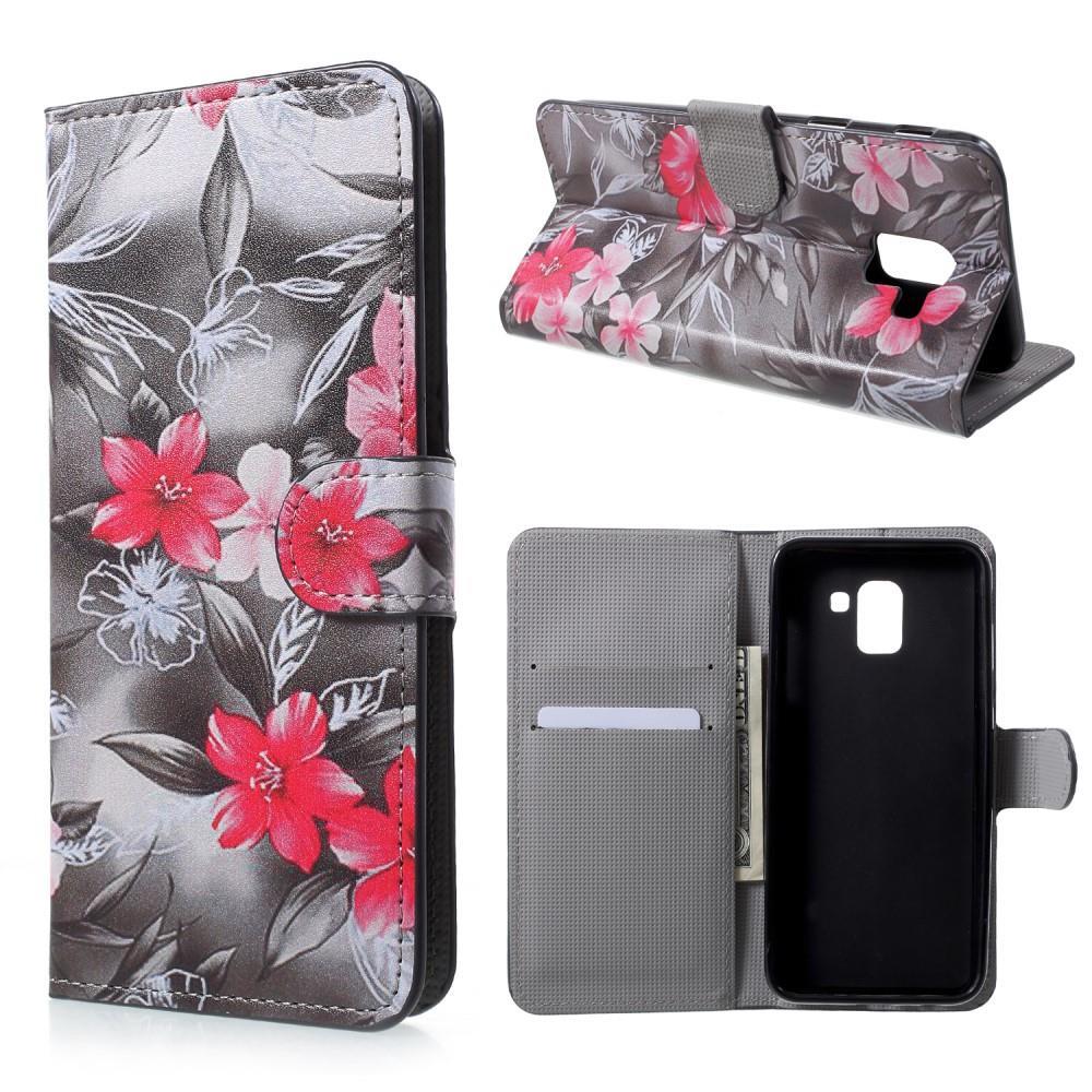 Wallet Case für Samsung Galaxy J6 (2018) Buntes Motiv Muster