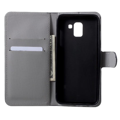 Wallet Case für Samsung Galaxy J6 (2018) Buntes Motiv Muster