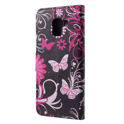 Wallet Case für Samsung Galaxy J6 (2018) Buntes Motiv Muster