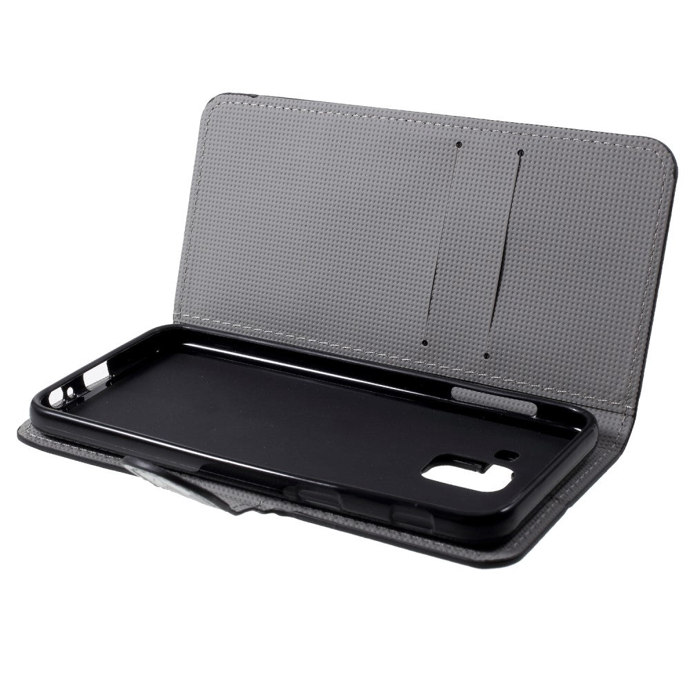 Wallet Case für Samsung Galaxy J6 (2018) Buntes Motiv Muster