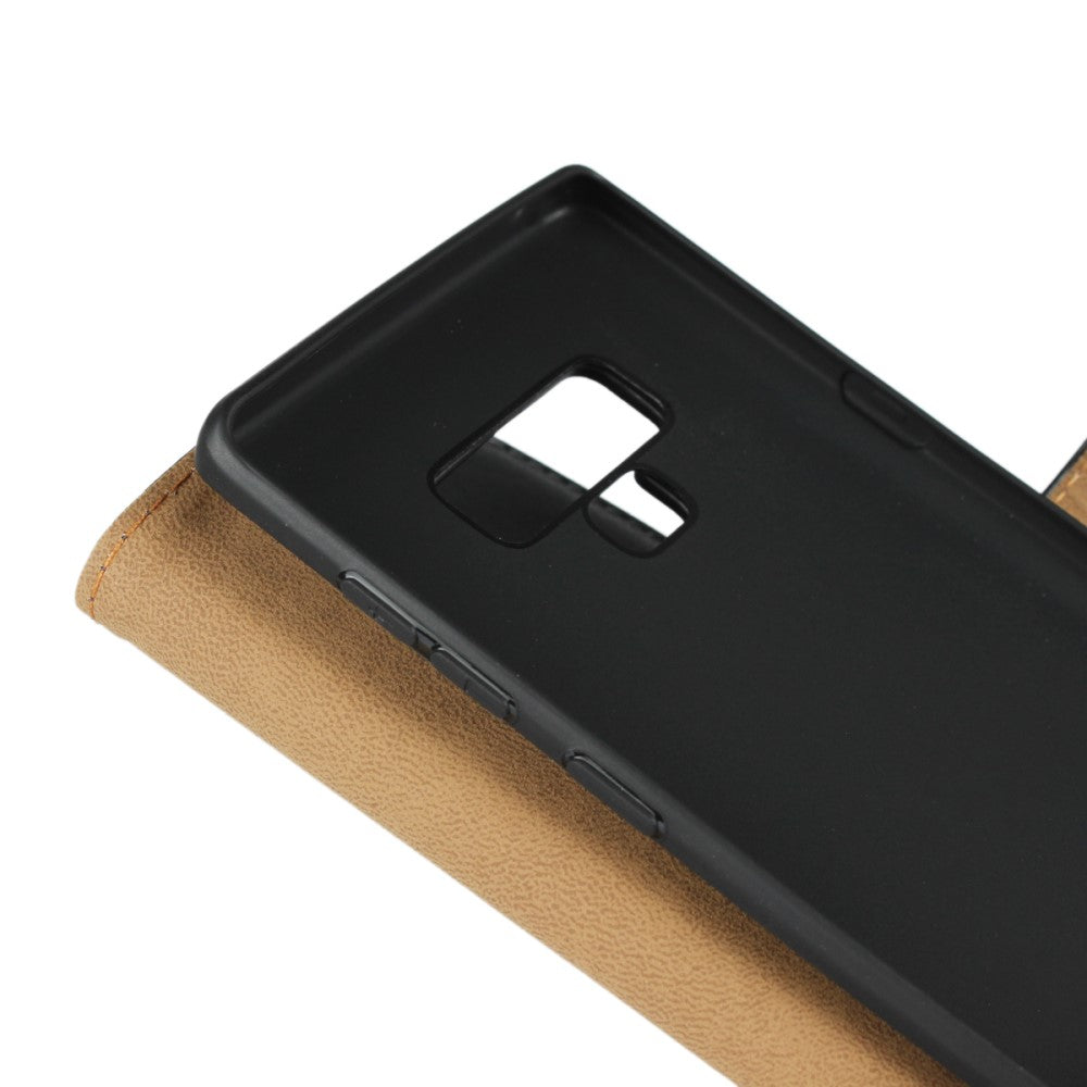 Wallet Case für Samsung Galaxy Note 9 TPU Split Echt Leder