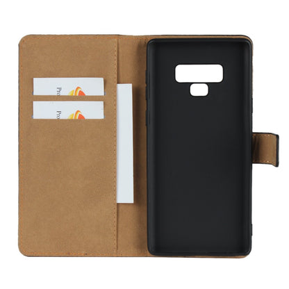 Wallet Case für Samsung Galaxy Note 9 TPU Split Echt Leder