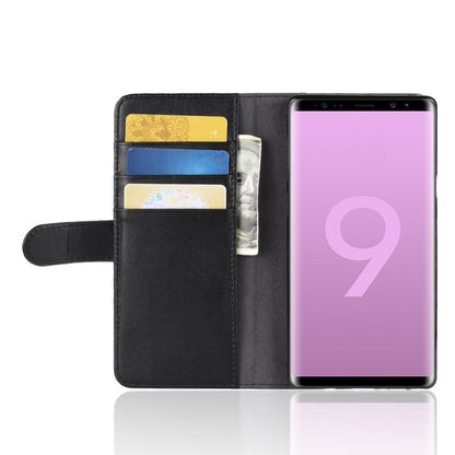 Wallet Case für Samsung Galaxy Note 9 Echt Leder Innenfach