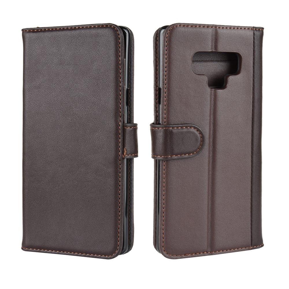 Wallet Case für Samsung Galaxy Note 9 Echt Leder Innenfach