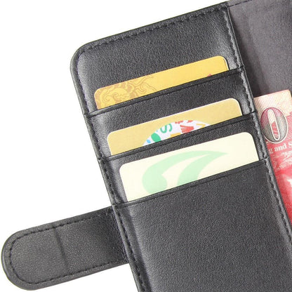 Wallet Case für Samsung Galaxy J5 J530 (2017) Echt Leder Innenfach