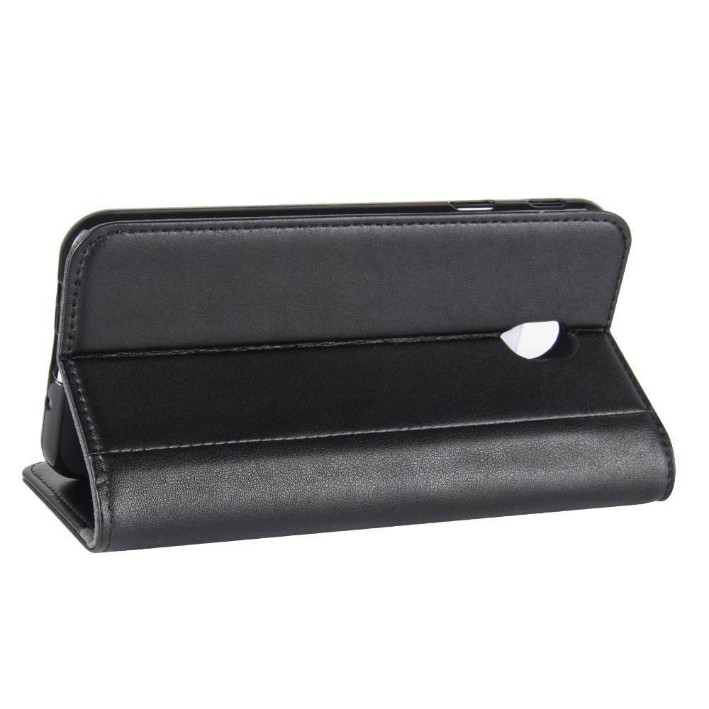 Wallet Case für Samsung Galaxy J5 J530 (2017) Echt Leder Innenfach