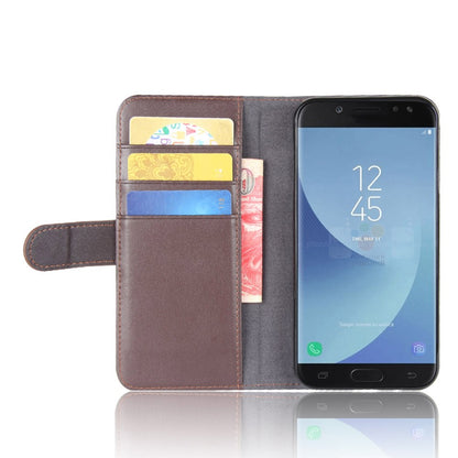 Wallet Case für Samsung Galaxy J5 J530 (2017) Echt Leder Innenfach