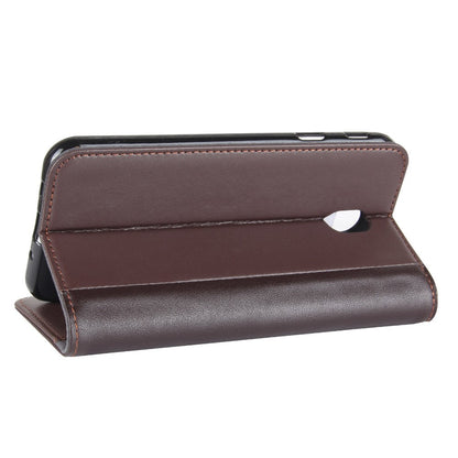 Wallet Case für Samsung Galaxy J5 J530 (2017) Echt Leder Innenfach