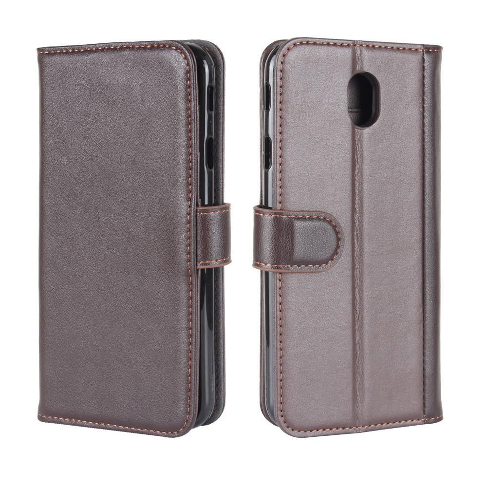 Wallet Case für Samsung Galaxy J5 J530 (2017) Echt Leder Innenfach