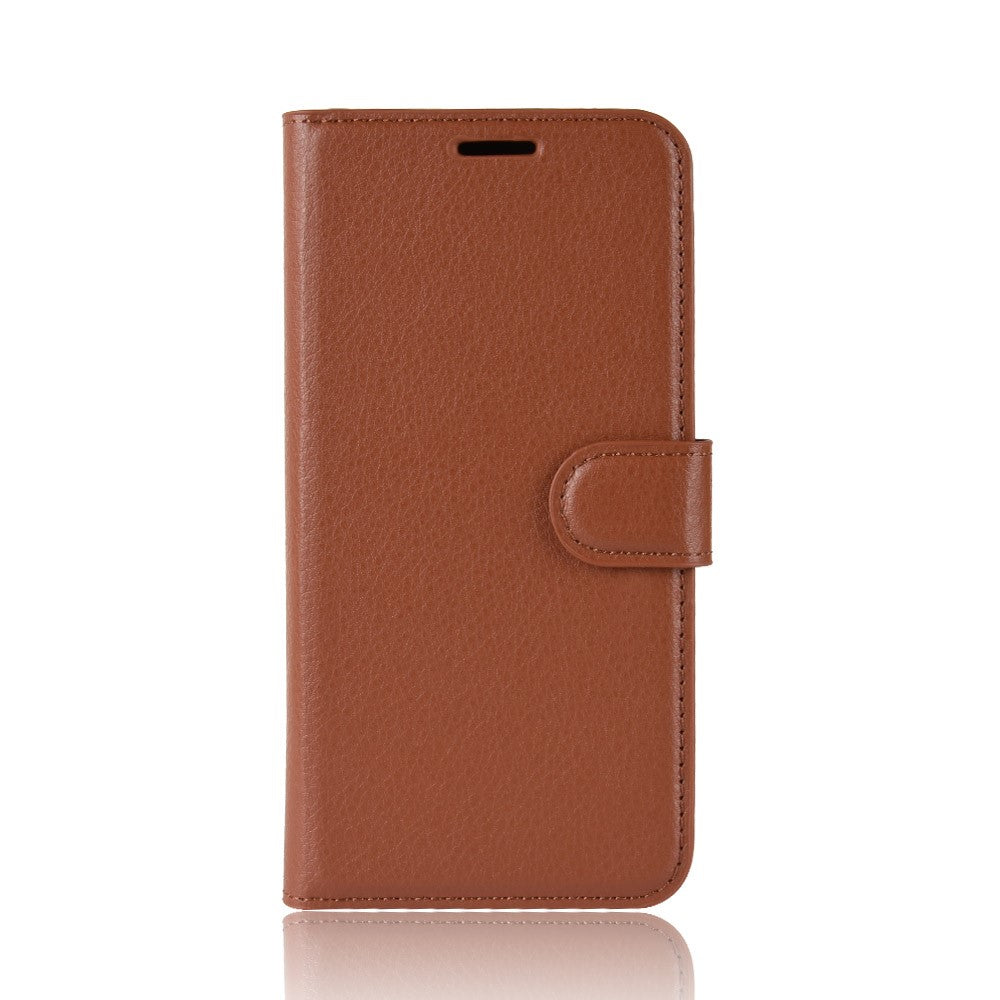 Wallet Case für Samsung Galaxy J4+ (2018) Litchi Grain Magnet Innenfach