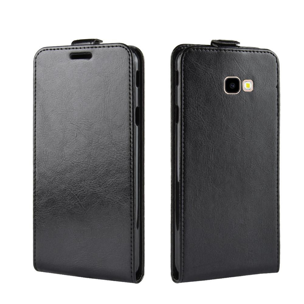 Flip Case für Samsung Galaxy J4+ (2018) Crazy Horse Card Slot
