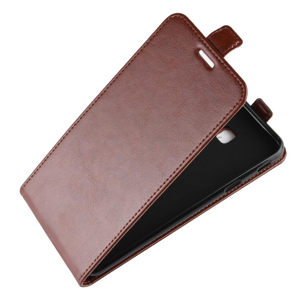 Flip Case für Samsung Galaxy J4+ (2018) Crazy Horse Card Slot