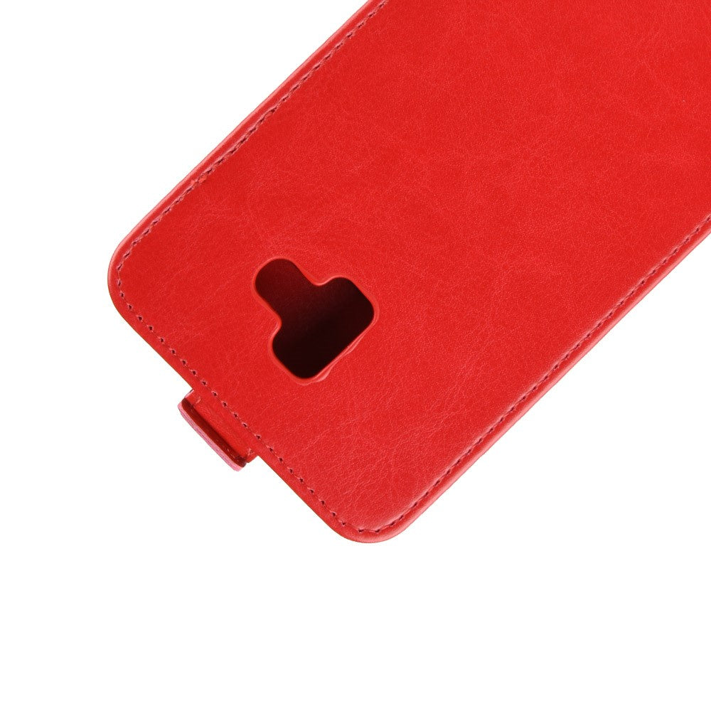 Flip Case für Samsung Galaxy J6+ (2018) Crazy Horse Card Slot