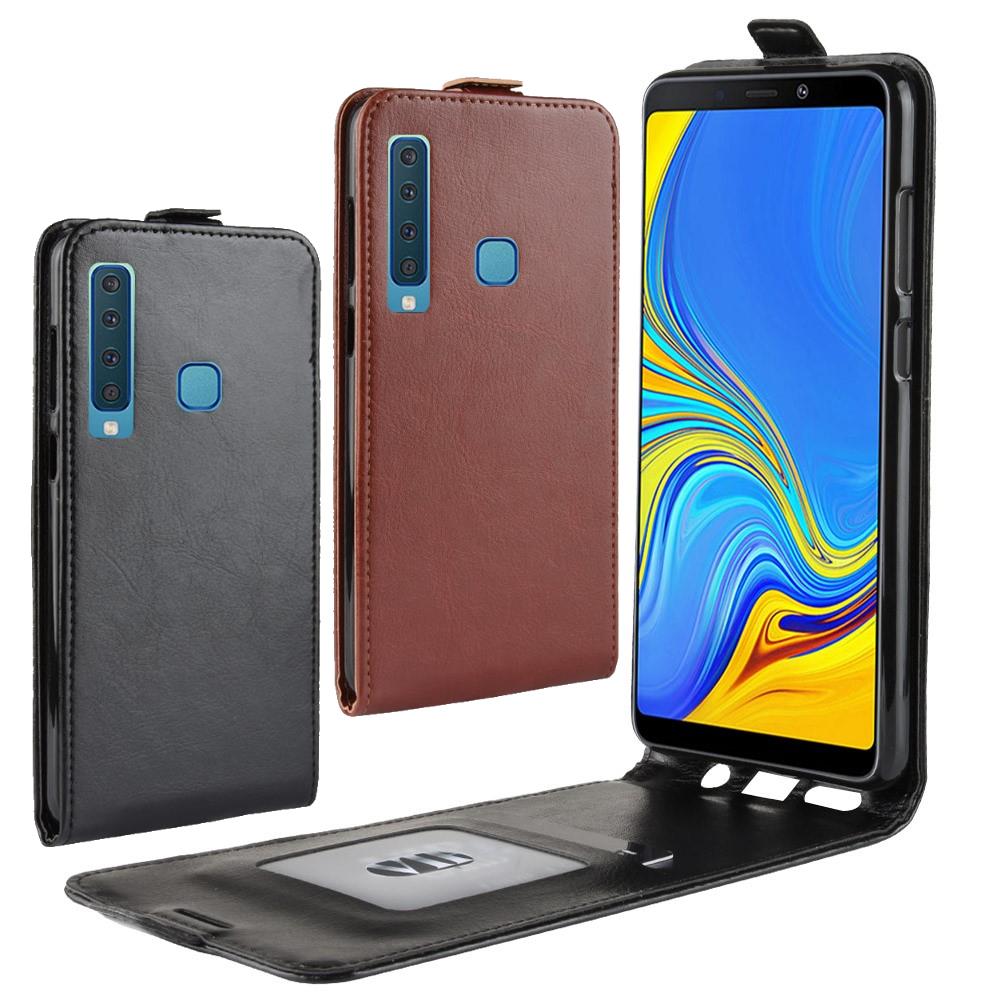 Flip Case für Samsung Galaxy A9 (2018) Crazy Horse Card Slot