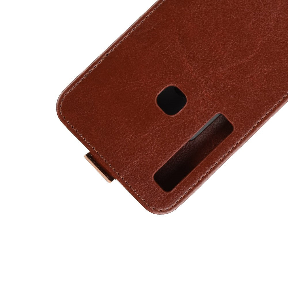 Flip Case für Samsung Galaxy A9 (2018) Crazy Horse Card Slot