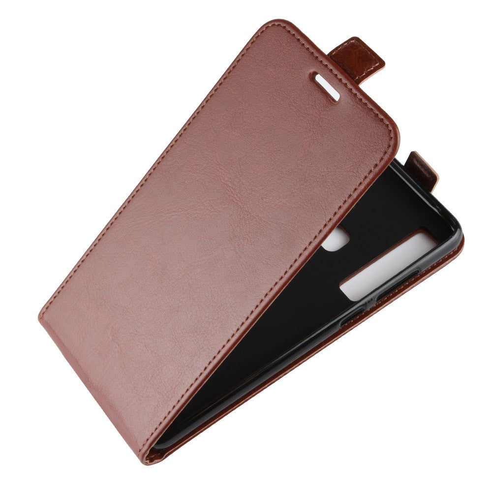 Flip Case für Samsung Galaxy A9 (2018) Crazy Horse Card Slot