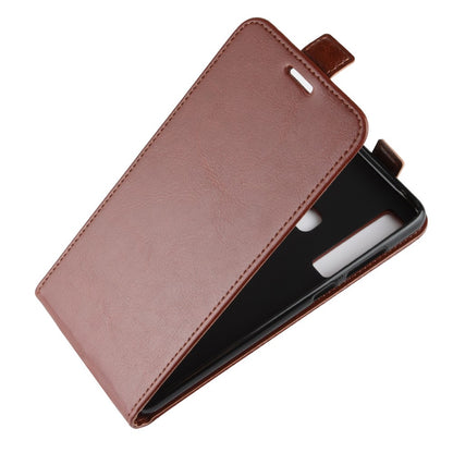 Flip Case für Samsung Galaxy A9 (2018) Crazy Horse Card Slot