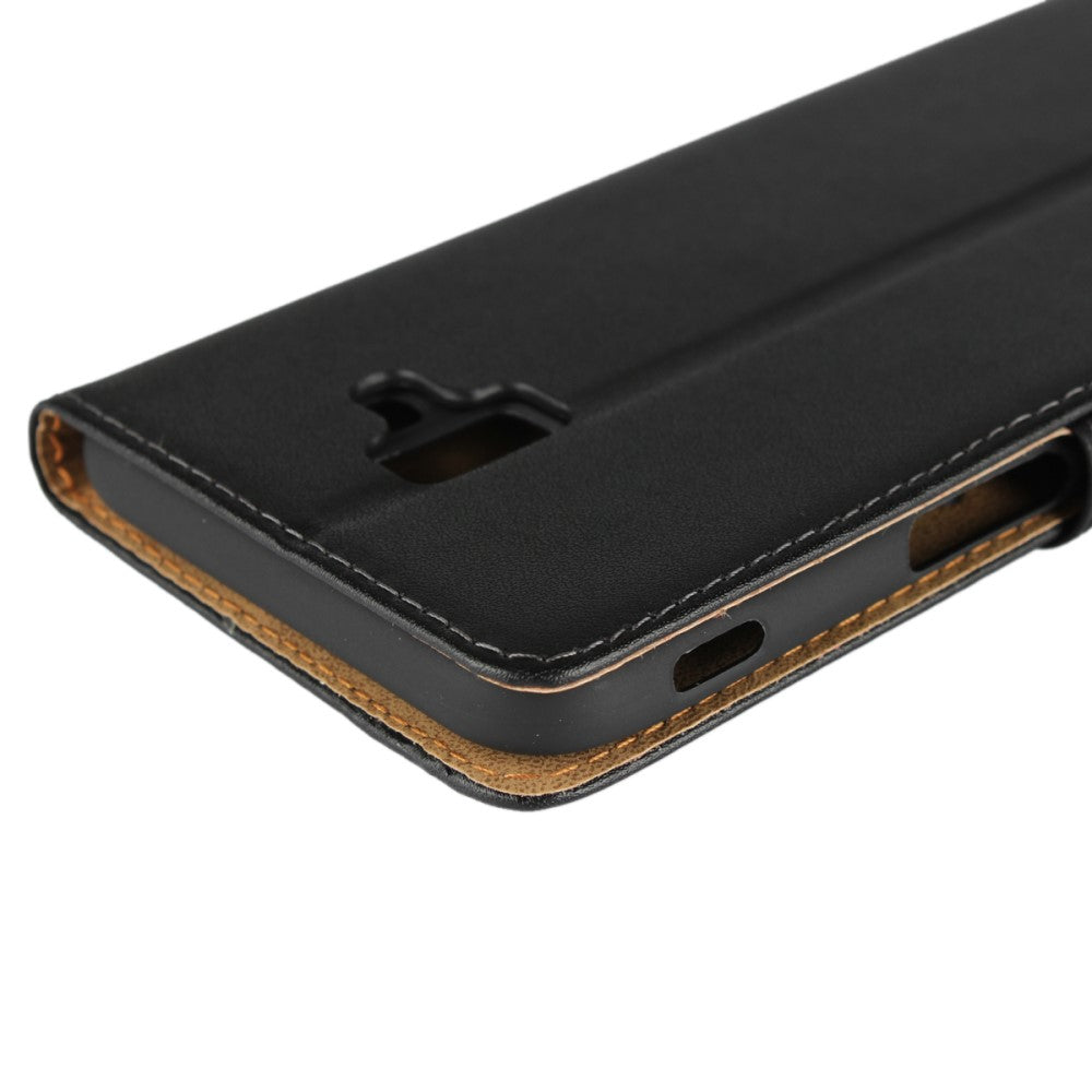 Wallet Case für Samsung Galaxy J6+ (2018) TPU Split Echt Leder