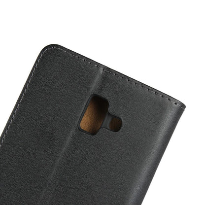 Wallet Case für Samsung Galaxy J6+ (2018) TPU Split Echt Leder