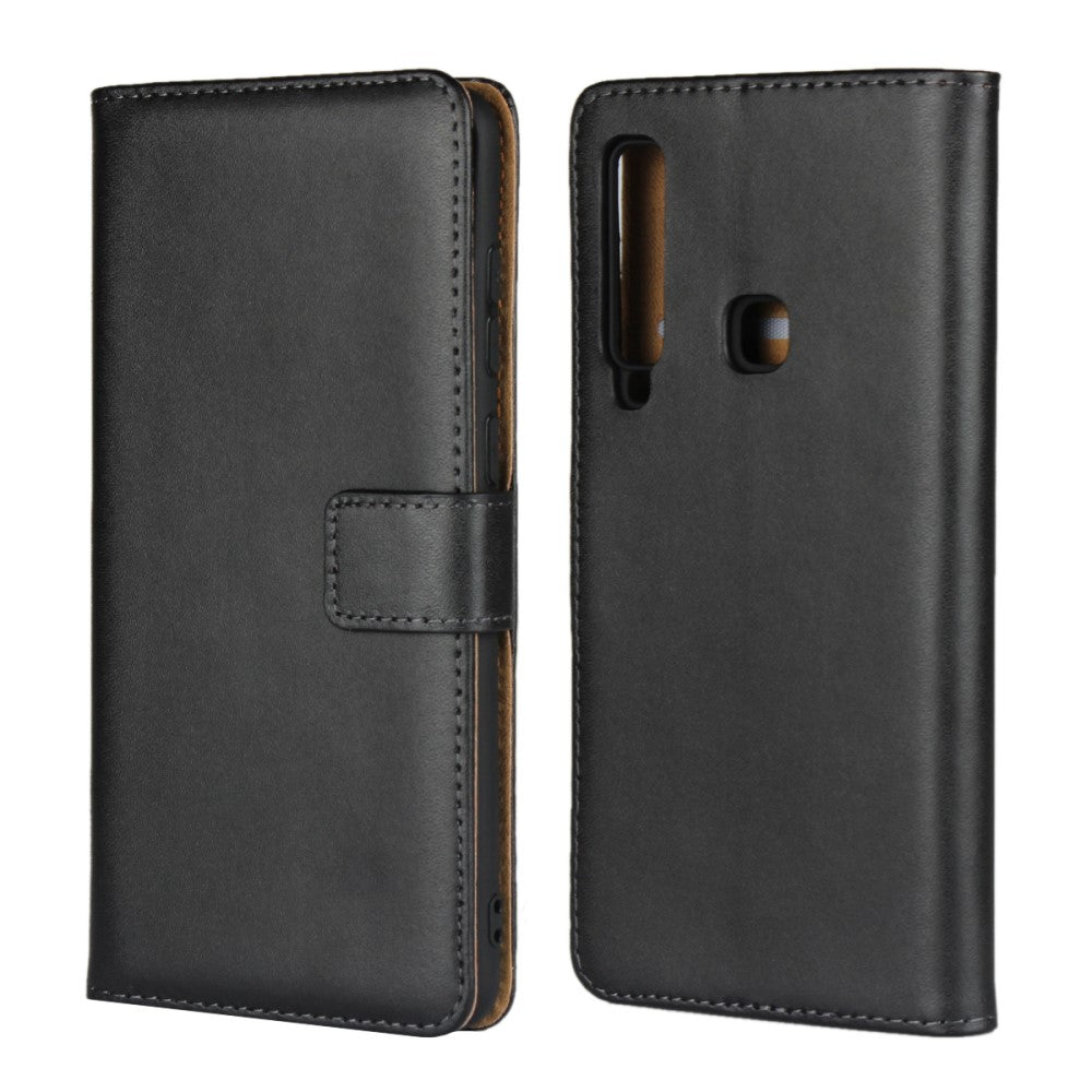 Wallet Case für Samsung Galaxy A9 (2018) TPU Split Echt Leder