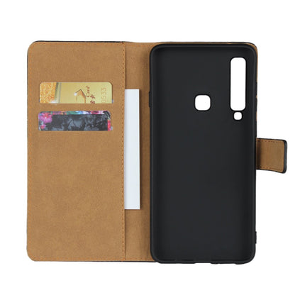 Wallet Case für Samsung Galaxy A9 (2018) TPU Split Echt Leder