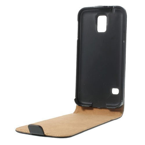 Flip Case für Samsung Galaxy S5 G900 Echt Leder
