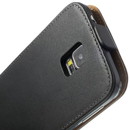 Flip Case für Samsung Galaxy S5 G900 Echt Leder