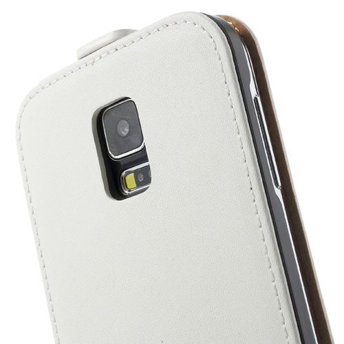 Flip Case für Samsung Galaxy S5 G900 Echt Leder