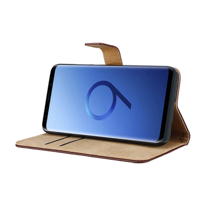 Wallet Case für Samsung Galaxy S9+ PLUS Genuine Split Echt Leder Tasche
