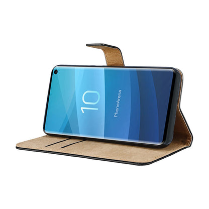 Wallet Case für Samsung Galaxy S10 Genuine Split Echt Leder Tasche