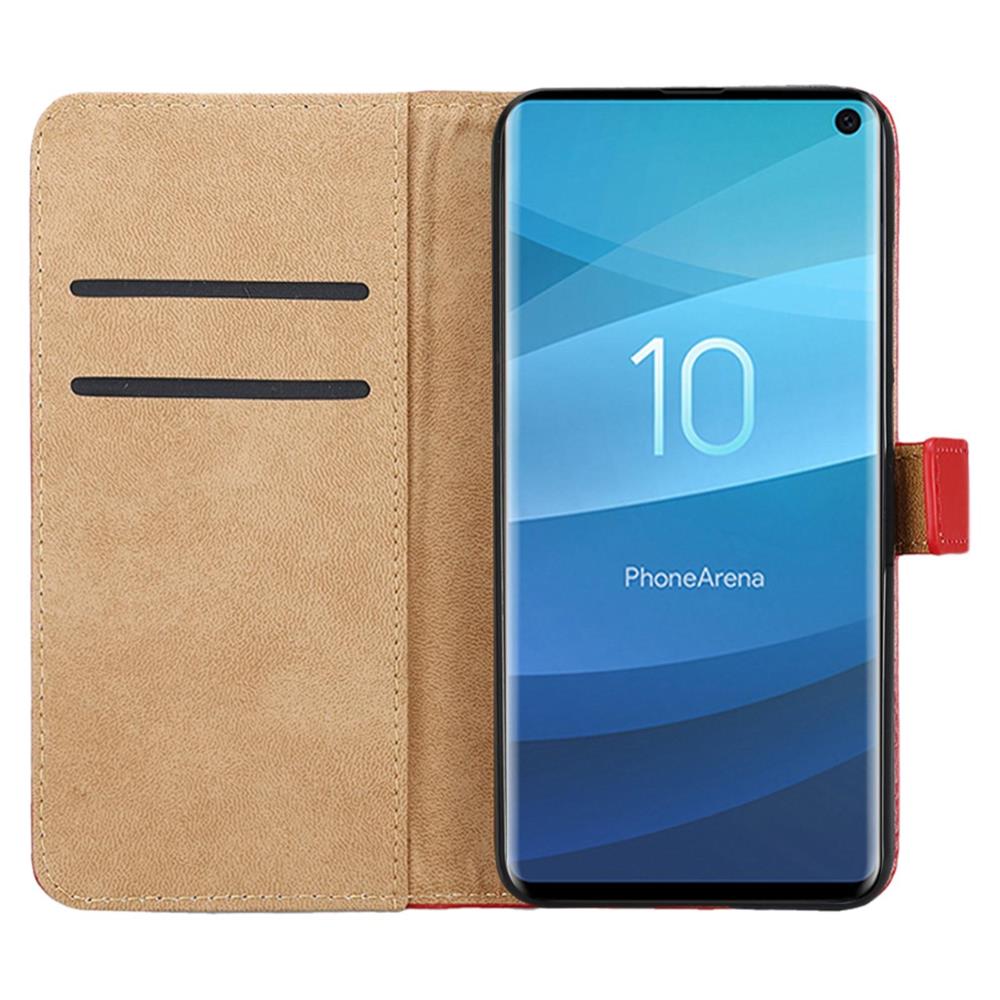 Wallet Case für Samsung Galaxy S10 Genuine Split Echt Leder Tasche