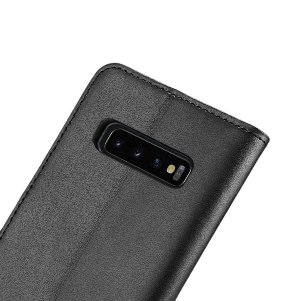 Wallet Case für Samsung Galaxy S10+ PLUS Genuine Split Echt Leder Tasche