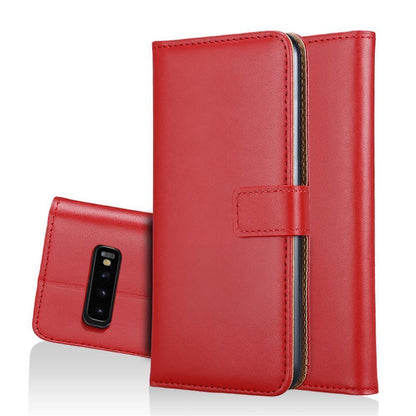Wallet Case für Samsung Galaxy S10+ PLUS Genuine Split Echt Leder Tasche