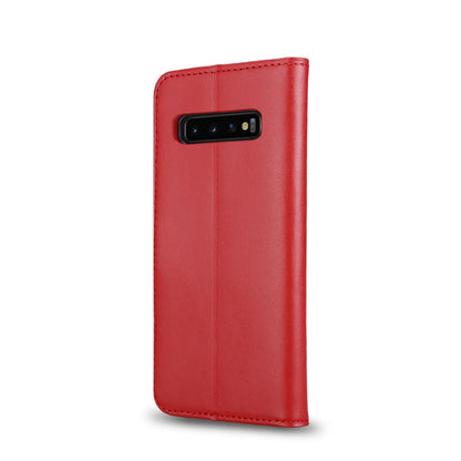 Wallet Case für Samsung Galaxy S10+ PLUS Genuine Split Echt Leder Tasche
