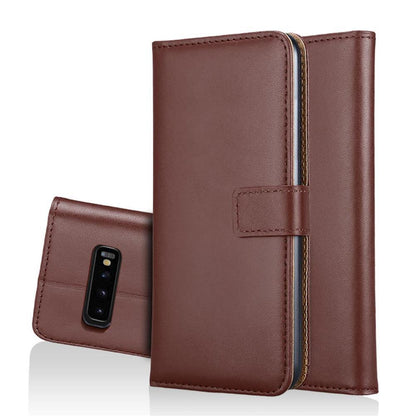 Wallet Case für Samsung Galaxy S10+ PLUS Genuine Split Echt Leder Tasche
