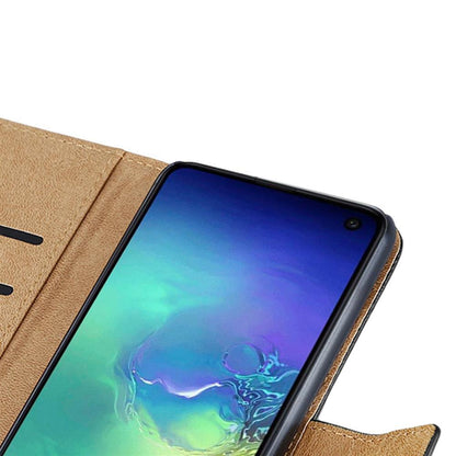 Wallet Case für Samsung Galaxy S10e Genuine Split Echt Leder Tasche