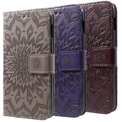 Wallet Case für Samsung Galaxy S10e Sunflower Mandala Motiv