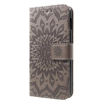 Wallet Case für Samsung Galaxy S10e Sunflower Mandala Motiv