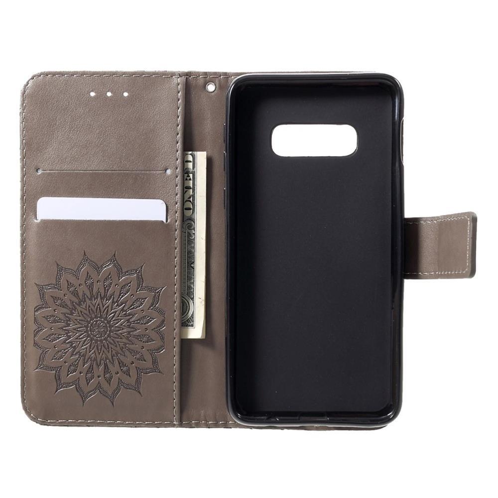 Wallet Case für Samsung Galaxy S10e Sunflower Mandala Motiv