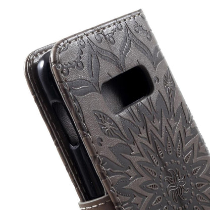 Wallet Case für Samsung Galaxy S10e Sunflower Mandala Motiv