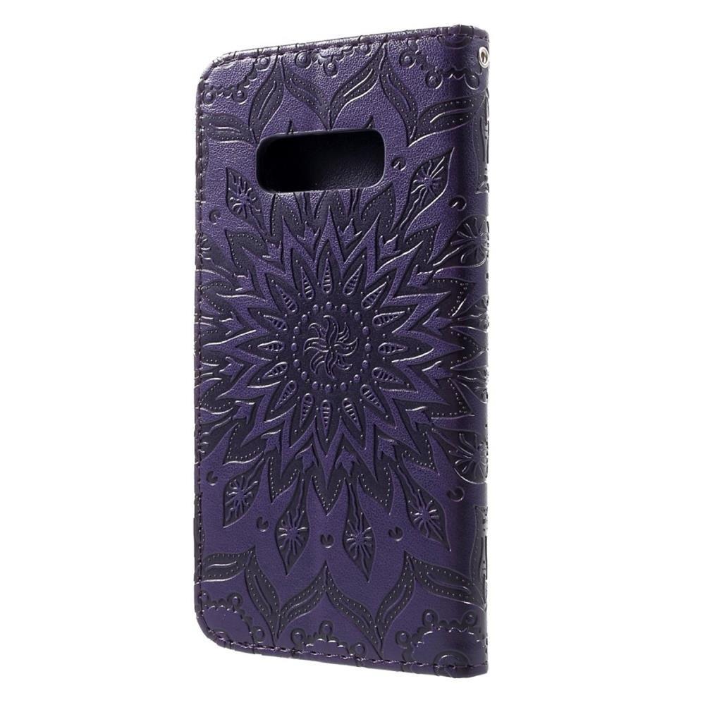 Wallet Case für Samsung Galaxy S10e Sunflower Mandala Motiv