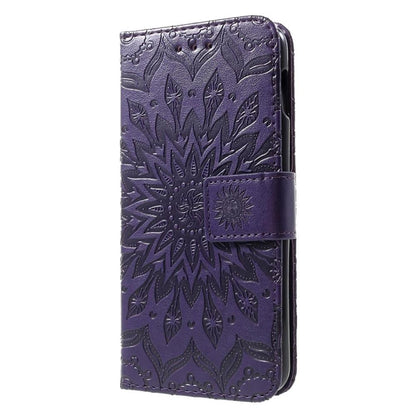 Wallet Case für Samsung Galaxy S10e Sunflower Mandala Motiv