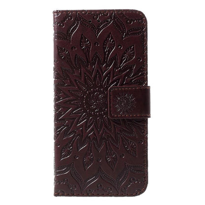 Wallet Case für Samsung Galaxy S10e Sunflower Mandala Motiv