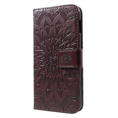 Wallet Case für Samsung Galaxy S10e Sunflower Mandala Motiv